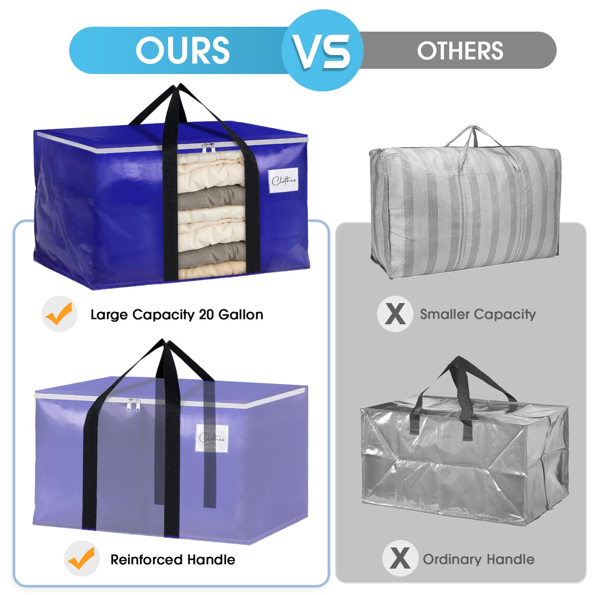 BlissTotes lightweight-material keeps packing light without sacrificing strength.