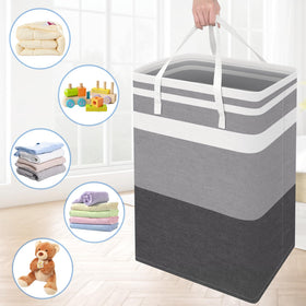 BlissTotes gradient grey 3-pack dorm and travel storage solution.