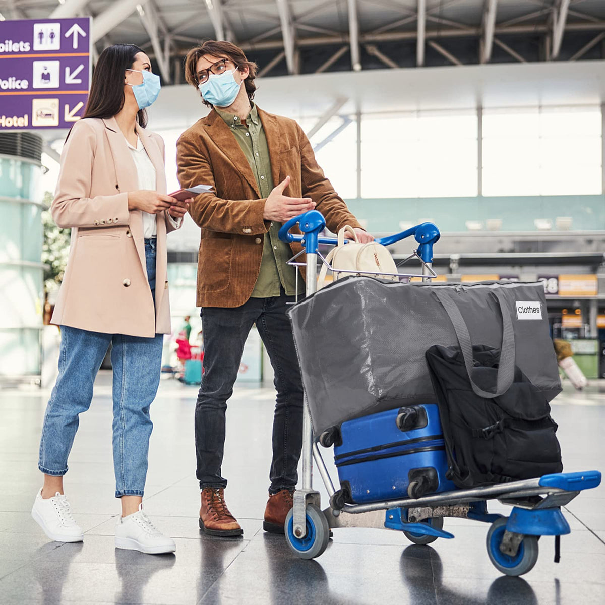 BlissTotes large moving bag 6-pack set for organized moves.