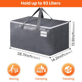 BlissTotes large moving bag with wide opening for easy loading.