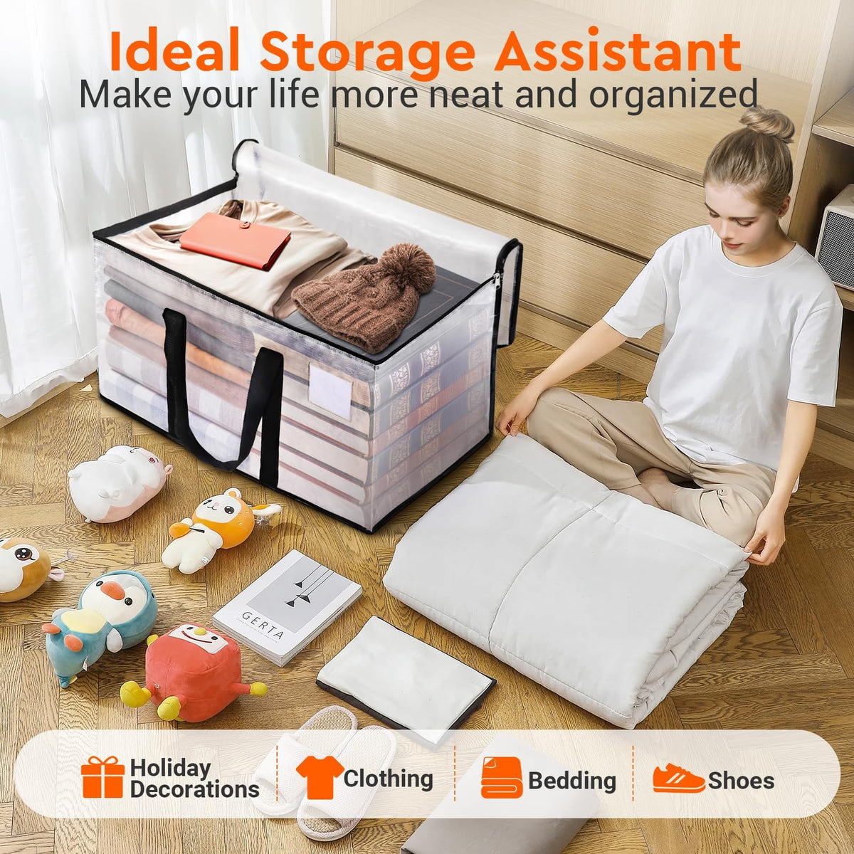 BlissTotes moving bags featuring reinforced handles for heavy items.