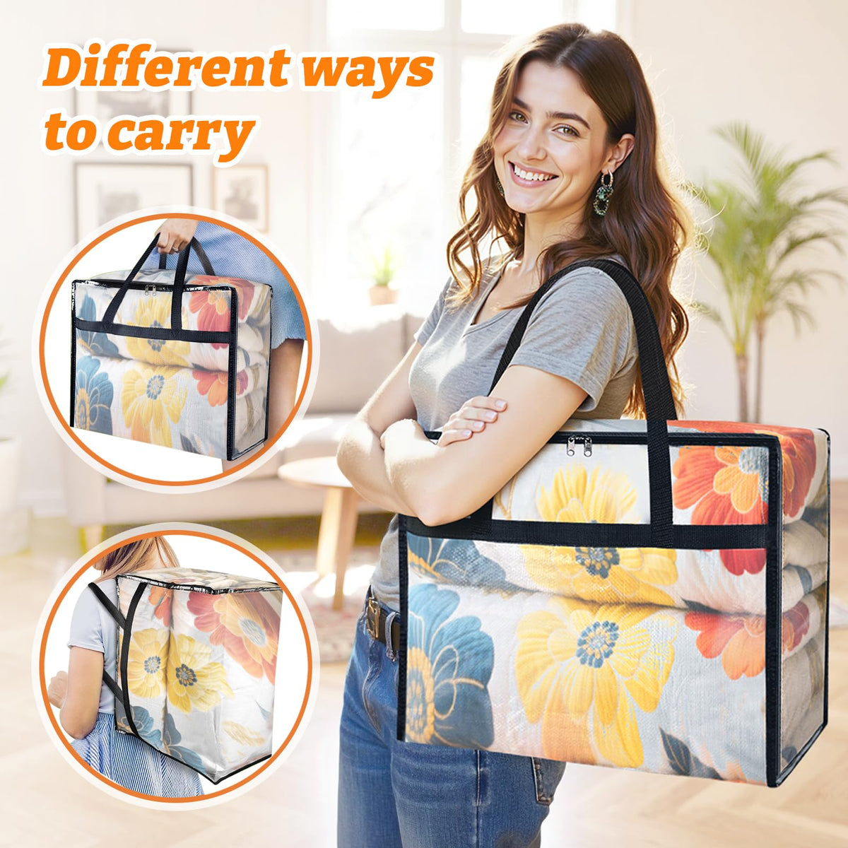 BlissTotes quick visibility in clear bags aids fast packing and retrieval.