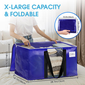 BlissTotes bags with strong carrying handles for heavy loads during moves