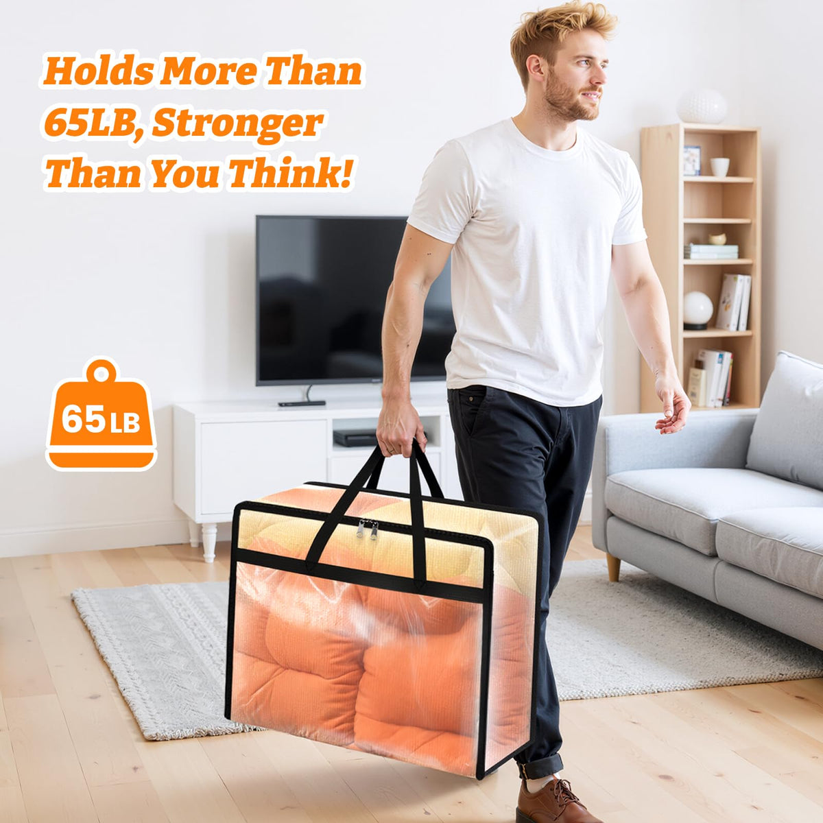 BlissTotes waterproof protection guards fabrics from moisture and dust.