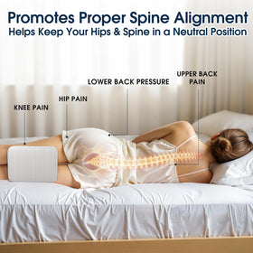 BlissTrends knee pillow with removable cover for easy washing and skin friendly comfort