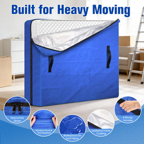 BlissTrends 3-sided zipper opens fully for easy mattress insertion.
