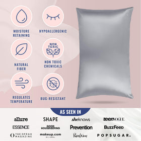 Blissy Silk Pillowcase packaging and label for premium gifting.