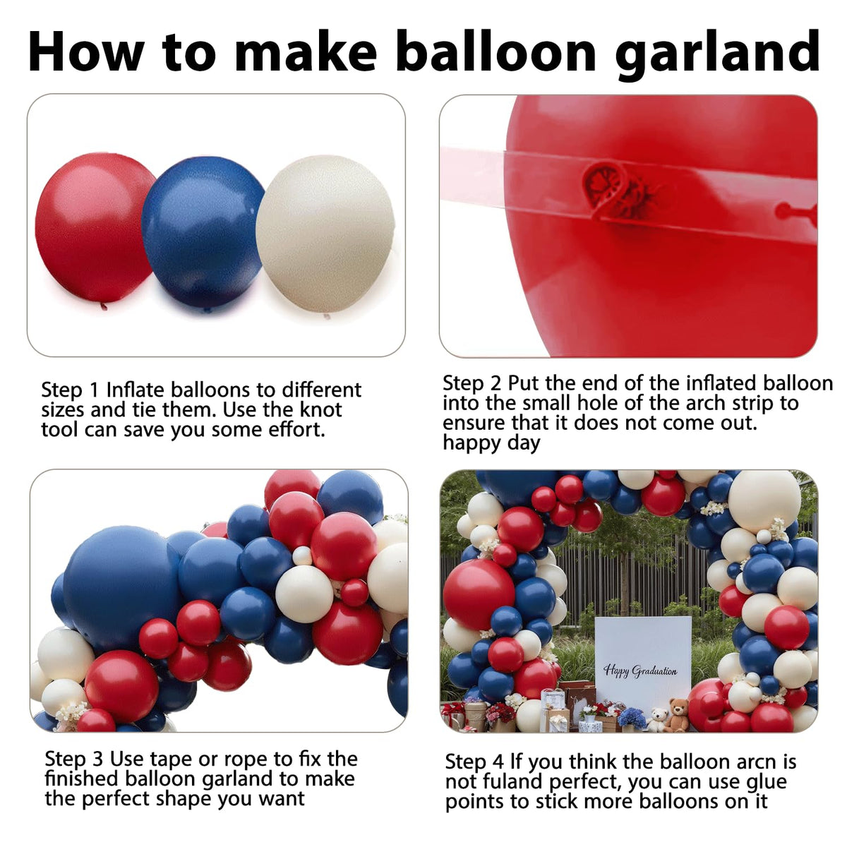 Blocesa double-stuffed balloons arch delivers fuller professional volume.