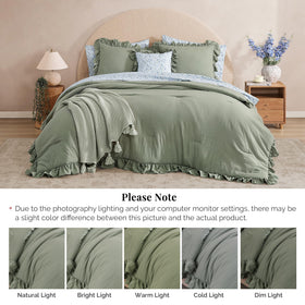 BLOOMHAVEN bed-in-a-bag seven-piece set for quick styling.