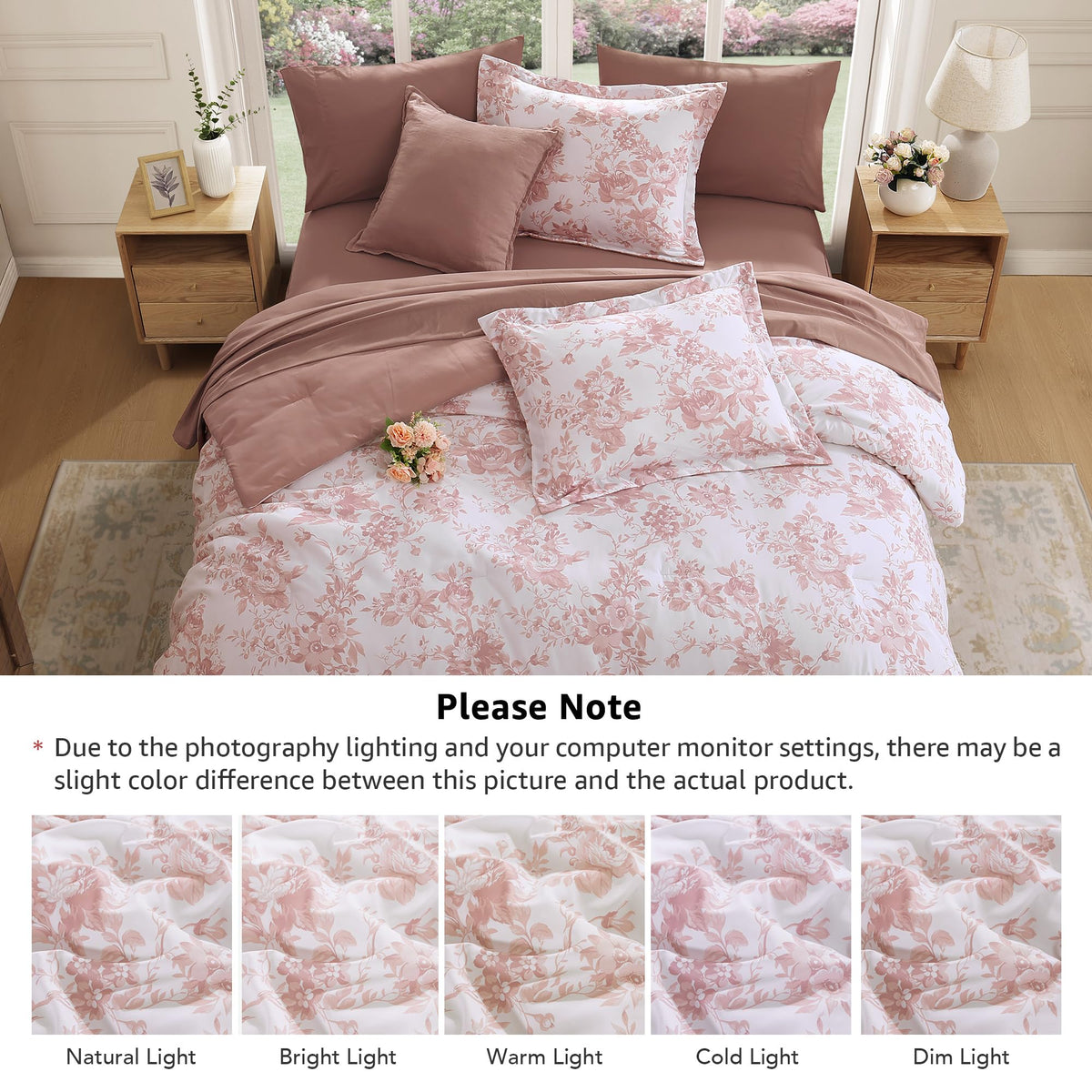 BLOOMHAVEN microfiber surface close-up emphasizes silky softness.