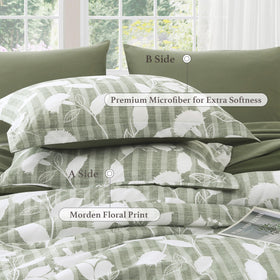 BLOOMHAVEN pillowcase set with Delphine florals coordinates bedside decor
