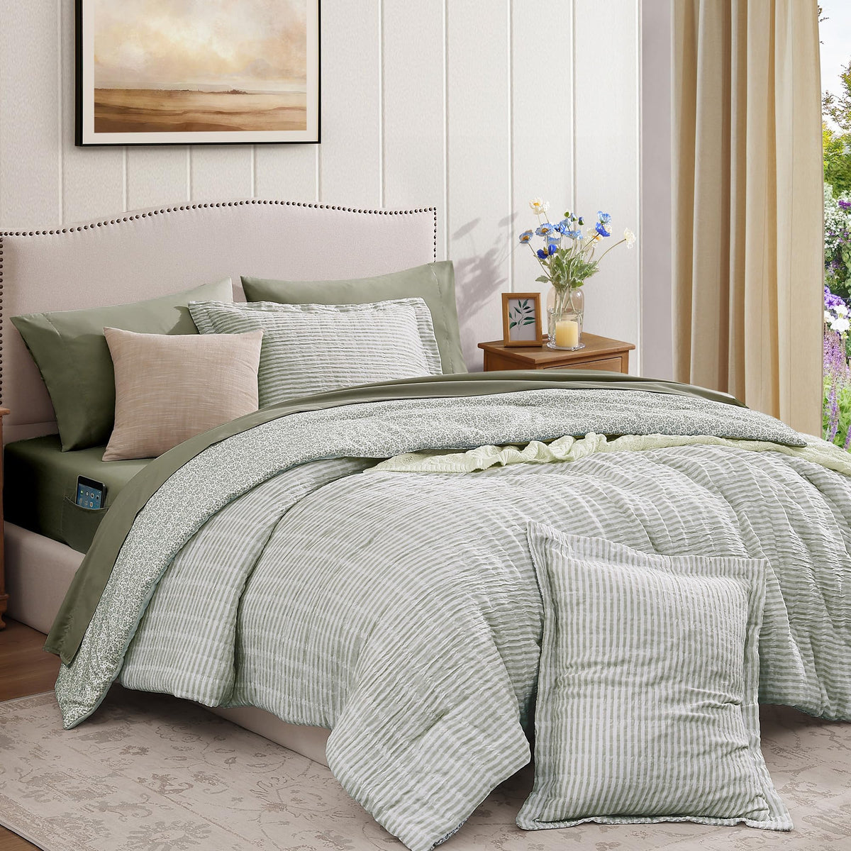 BLOOMHAVEN queen pillowcases 20x30 pairs with easy, versatile styling.