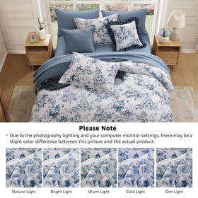 BLOOMHAVEN shams 20x26 complete a polished, coordinated look.