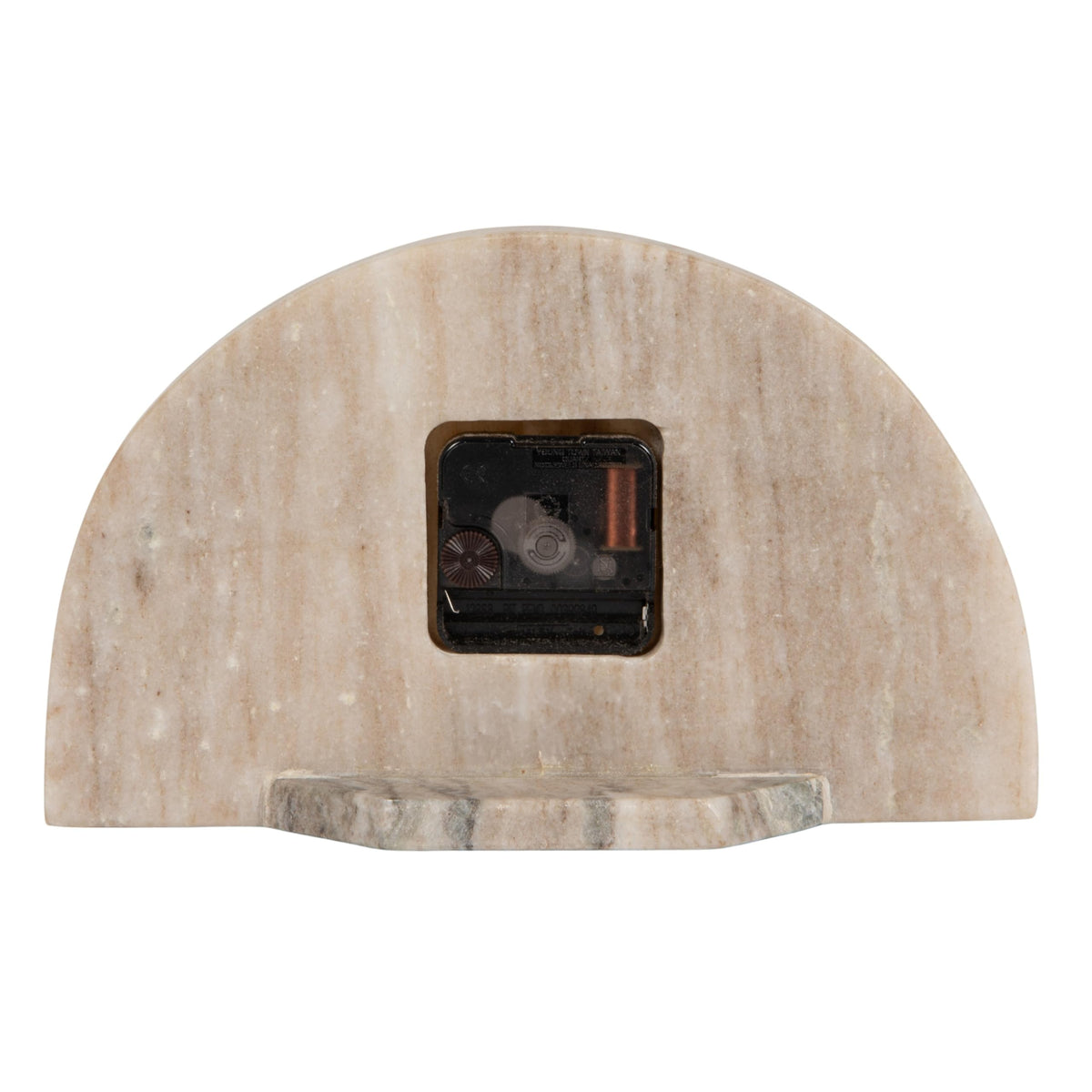 Bloomingville marble base provides sturdy support for a stylish mantel display.