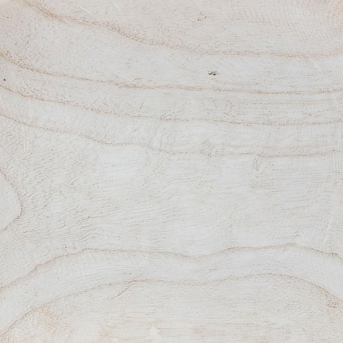 Bloomingville oval whitewashed bowl used as a decorative display.