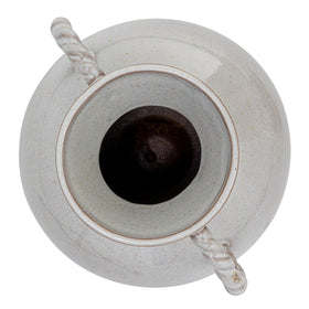Bloomingville stoneware vase on console table adds timeless elegance to rooms.