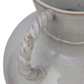 Bloomingville vase side profile highlights sculptural form and versatile placement in living spaces.