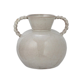 Bloomingville vase top opening 2.5 inches enables intimate flower arrangements.