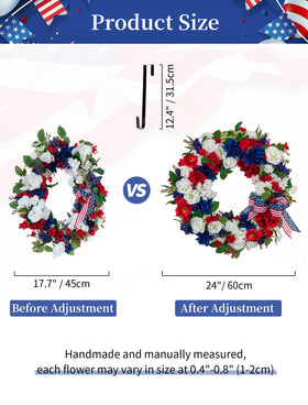 BLOSMON wreath with festive 250th anniversary packaging ready for gifting