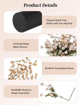 BLOSMON bendable flower stems for DIY arrangements