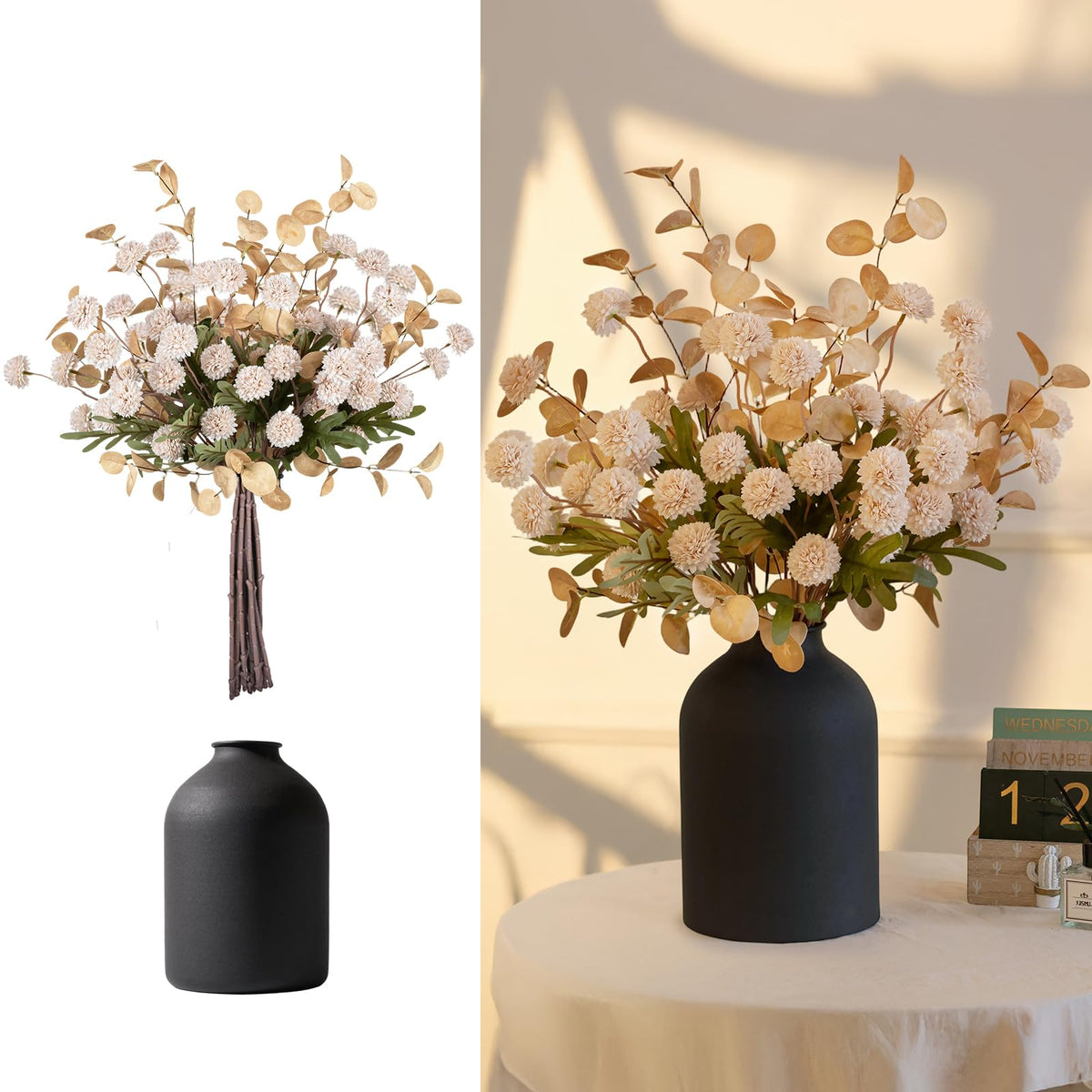 BLOSMON fake flowers centerpiece table for refined dining decor