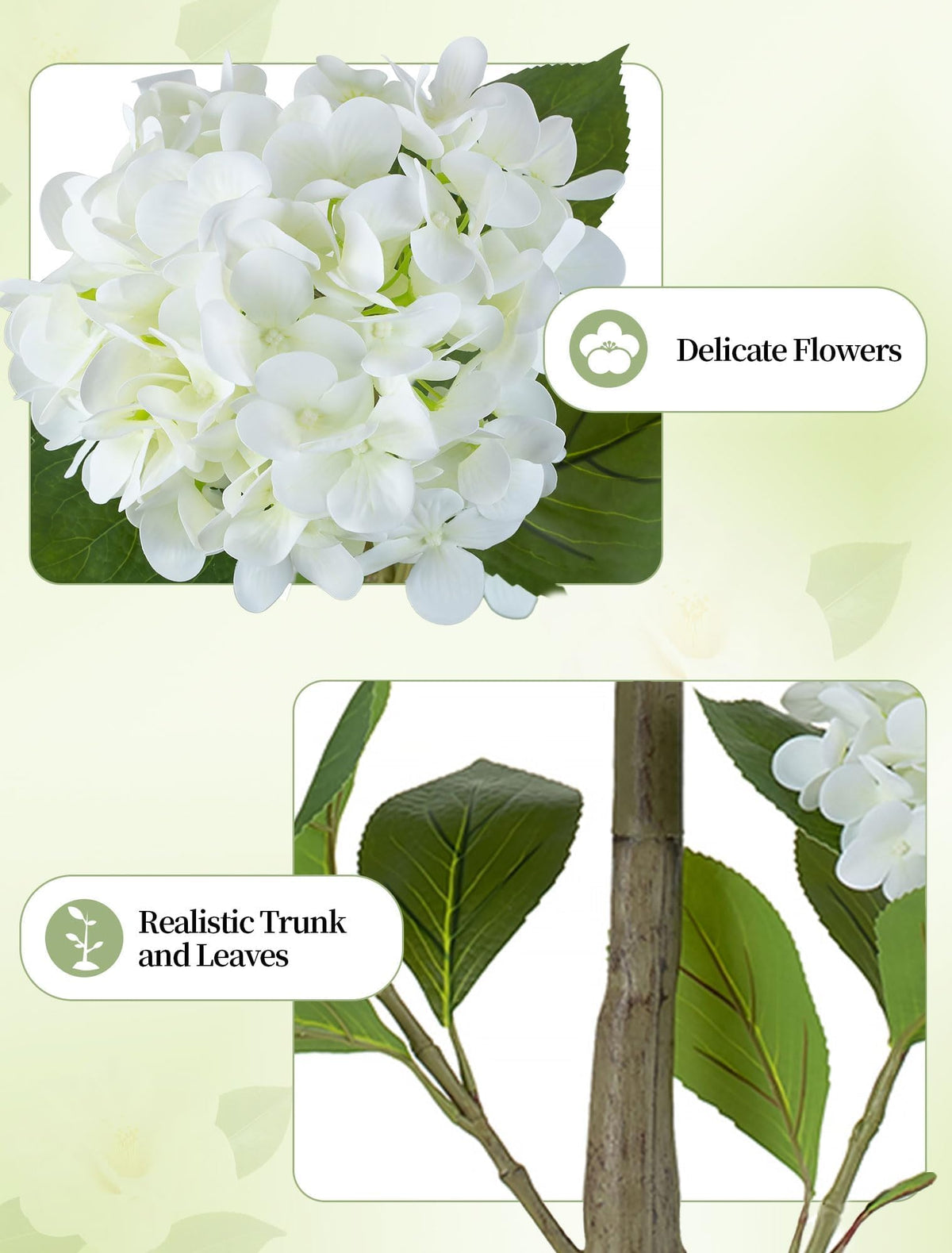 Low maintenance decor that requires no watering or pruning.