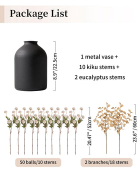 BLOSMON Kiku faux flower stems add lifelike detail to arrangements
