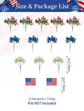 BLOSMON red geraniums close-up emphasizes vibrant patriotic color and realism.