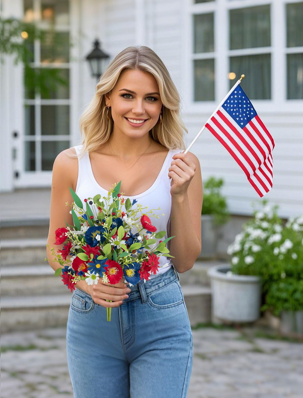BLOSMON durable artificial flowers suitable for reusable decor