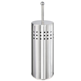 Blue Donuts multi-drain chrome plunger suitable for toilets and tubs.
