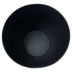 Blue Donuts wastebasket bronze hammered closeup, durable stainless steel construction resists daily use.