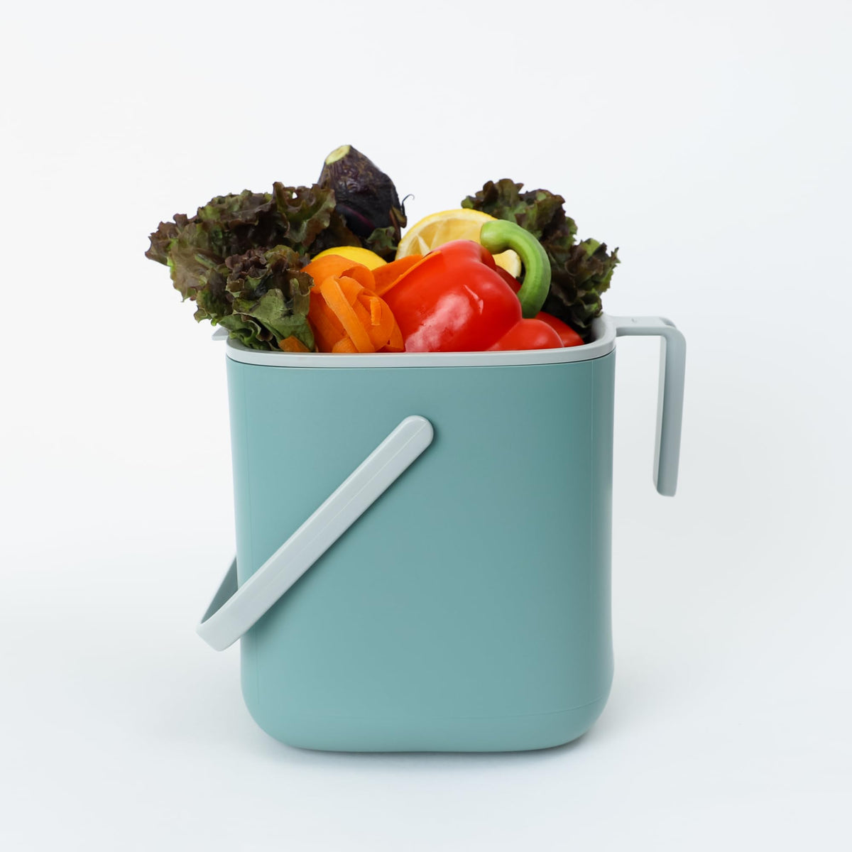 Made in Korea, blue-green finish complements modern kitchens.