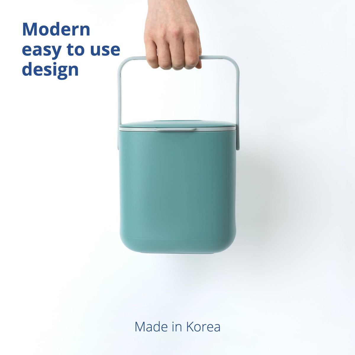 Odor-tight design helps keep kitchen fresh without filters.
