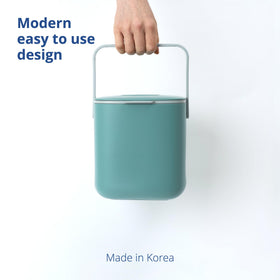 Odor-tight design helps keep kitchen fresh without filters.
