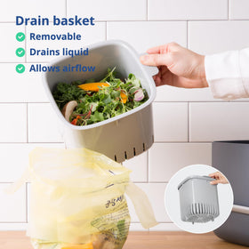 Blue Ginkgo compact design fits under sink or in fridge.
