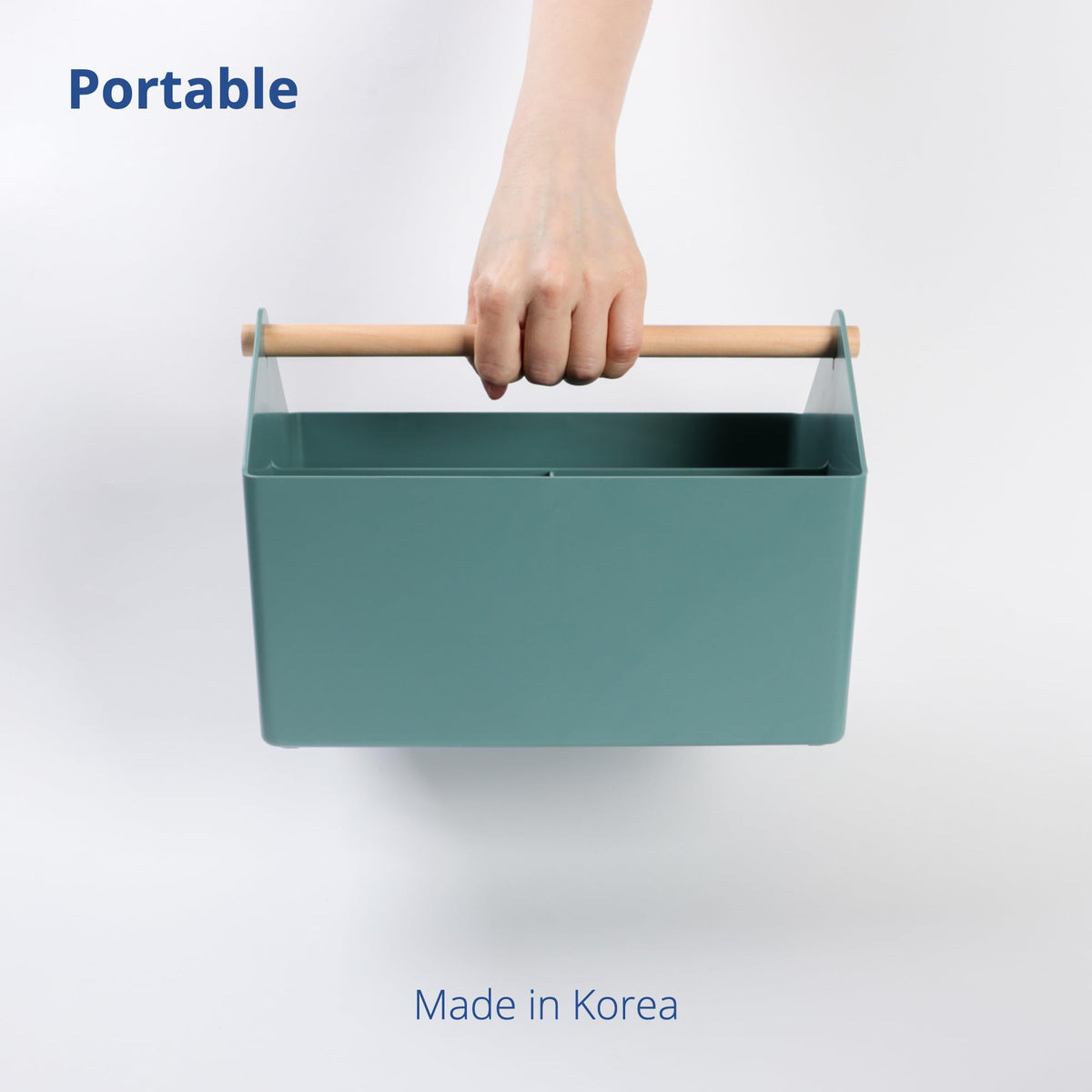 Blue Ginkgo makeup storage bin simplifies vanity organization and daily routines.