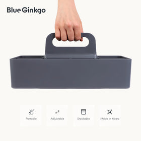 BLUE GINKGO compact desktop storage keeps supplies within reach