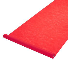 Blue Panda outdoor-friendly red carpet roll designed for durable, weather-friendly aisles.