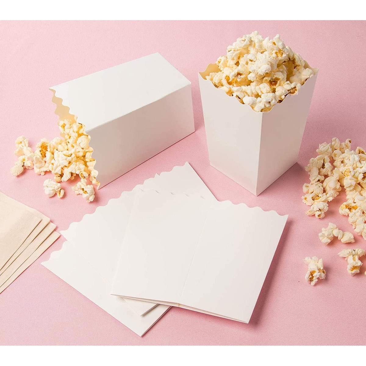 Blue Panda 100-pack popcorn boxes for big events.