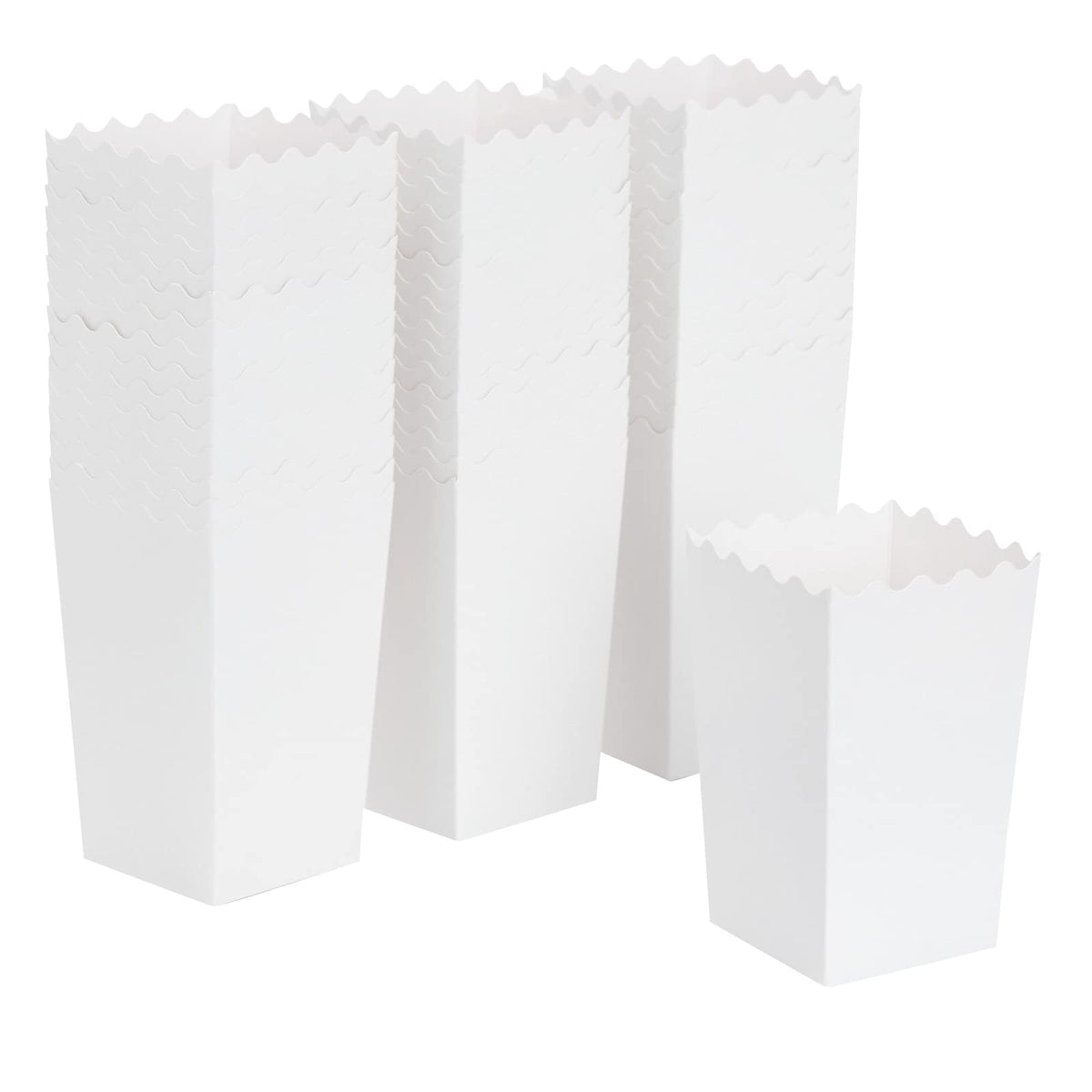 Blue Panda thick-paper construction provides sturdy snack containers.