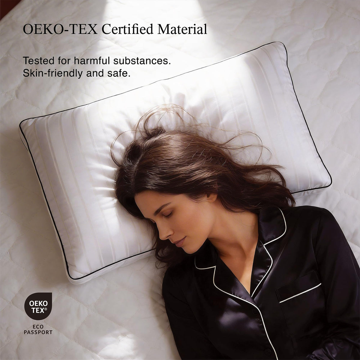 Blue Ridge duraloft fill provides plush support for back and side sleepers