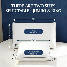 Blue Ridge pillow cover 400TC cotton, breathable and smooth
