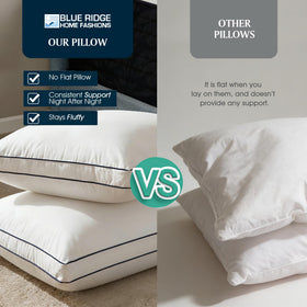 Blue Ridge pillow with DuraLOFT filling, soft yet supportive