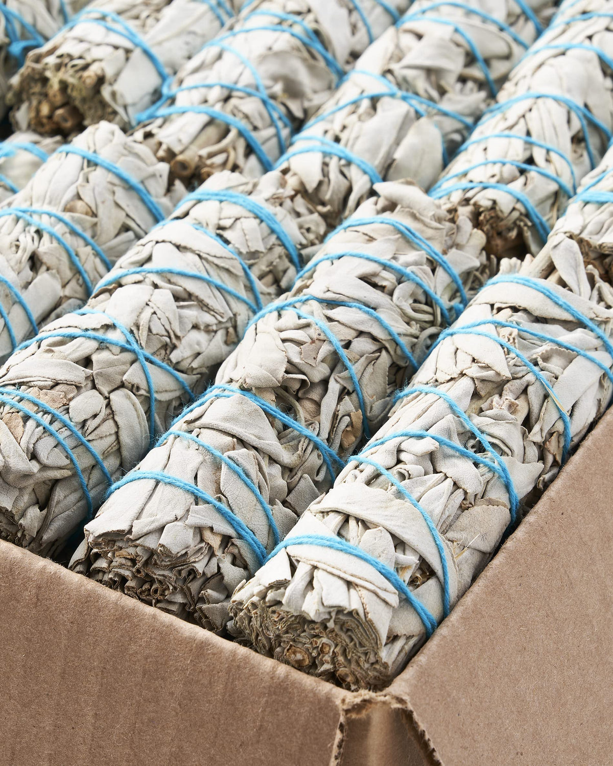 Blue River Sage smudge sticks in use to refresh home atmosphere.