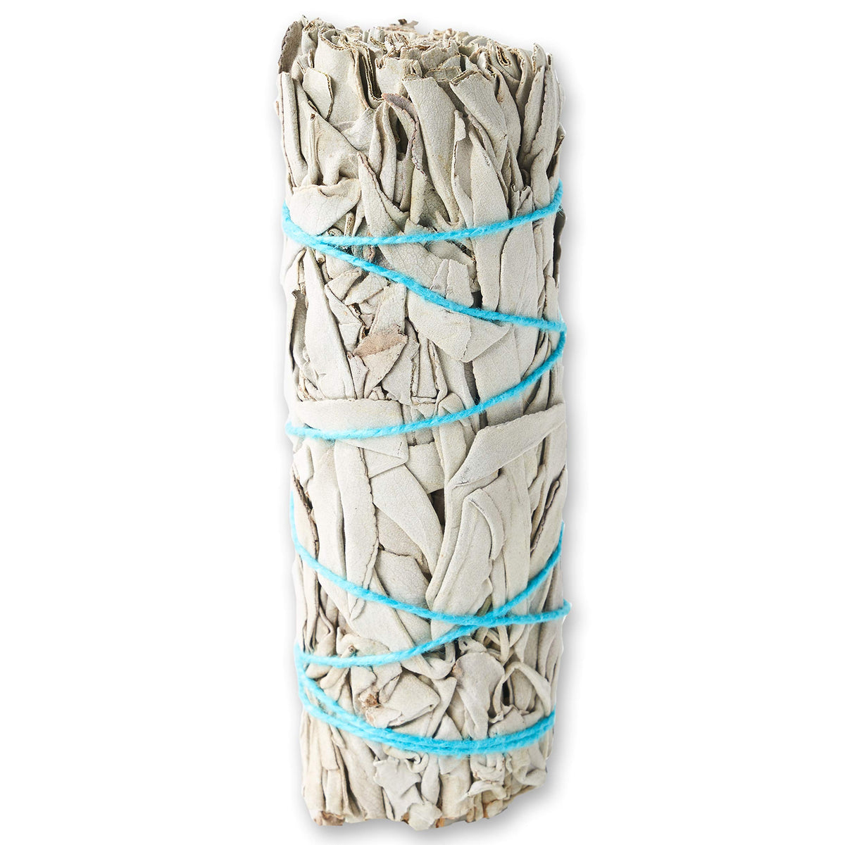 Blue River Sage white sage smudge stick burning to create a focused space.