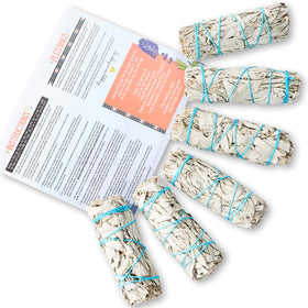 Blue River Sage white sage smudge stick recyclable packaging emphasizes sustainability.