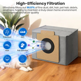 Bluearks 20-pack supply promotes fewer reorders and steady cleaning.
