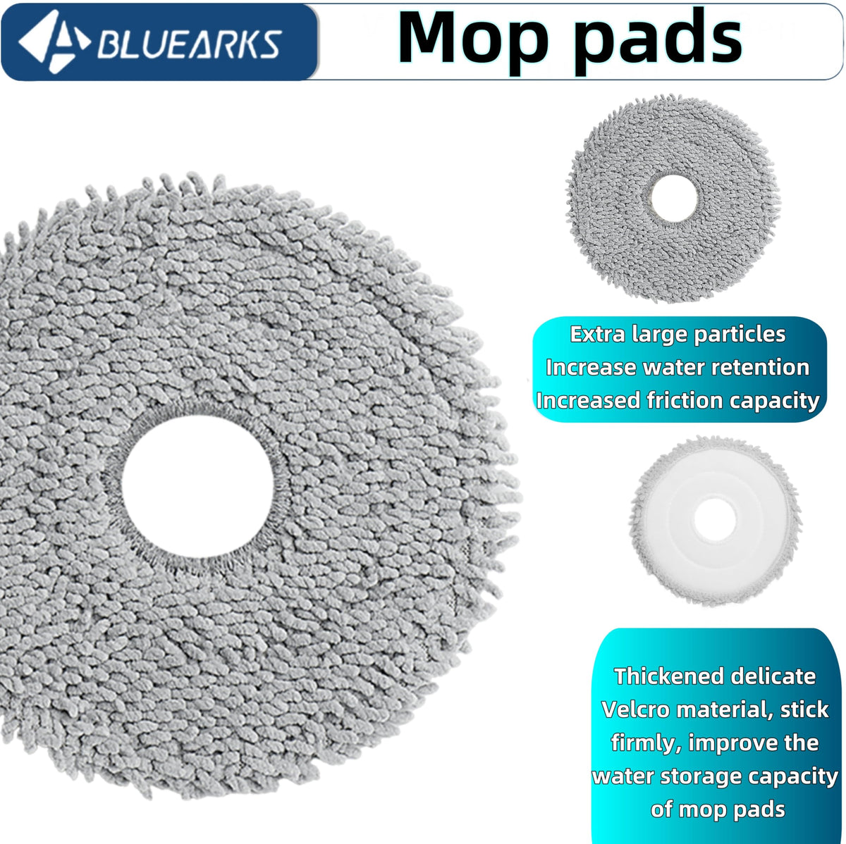 Bluearks cleaning brush simplifies maintenance and debris removal.
