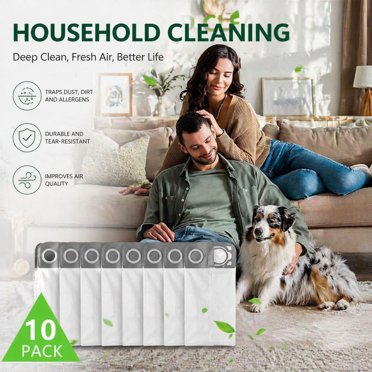 Bluearks easy-installation design speeds bag changes.