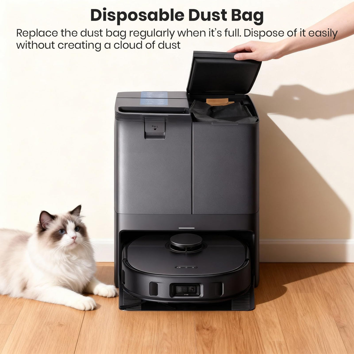 Bluearks long-lasting bags up to 30 days support extended cleaning sessions.